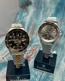 Luxury Maserati Watches Men's Luxury Fashion Trends in Europe and America Luminous Gold Steel Strap. Ideal Present