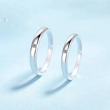 Full Moissanite Diamonds Ring Set for Women Men - Sterling Silver Wedding Promise Engagement Couple Rings Jewellery