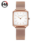 Simple Design Top Brand Stainless Steel Strap Quartz Ladies Watch - 3ATM Waterproof Multifunctional Women's Watches