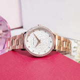 Elegant Top Layer Cowhide or Stainless Steel Strap Luxury Watch Quartz Movement 3ATM Waterproof Ladies Watches