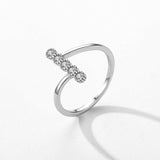 Authentic AAAA Simulated Diamonds 925 Sterling Silver Fashion Delicate Ring - Engagement Fine Jewellery - The Jewellery Supermarket