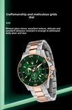 Maserati Original Green Water Ghost Trend Sports Watch Europe and America Style Authentic Quartz Wristwatch