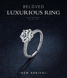 Gorgeous Clear 3ct AAAA Simulated Diamonds Ring - Classic Real Silver Crown Ring, Statement Fine Jewellery - The Jewellery Supermarket