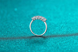 .5CT Total Emerald Cut High Quality Moissanite Diamonds Half Eternity Anniversary - Luxury Jewellery