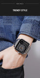 Trendsetter Casual 2 Display Chrono Hipster Waterproof Steel Bracelet Back Light Analog Digital Sport Watches - The Jewellery Supermarket