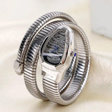 New Top Creative Design Pattern Dial  Snake Shape Quartz Ladies Watches - Fashion Unique Strap Waterproof Wristwatch