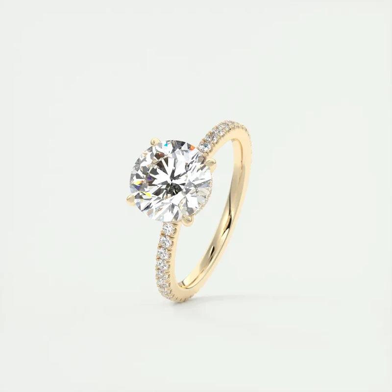 Amazing 925 Sterling Silver GRA Certified VVS1 D Color Moissanite Solitaire Wedding Engagement Fine Rings for Women