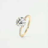 Amazing 925 Sterling Silver GRA Certified VVS1 D Color Moissanite Solitaire Wedding Engagement Fine Rings for Women