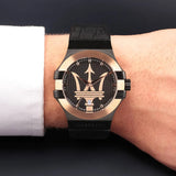 Maserati Fashion Multifunctional Big Trident Europe and United States Watch Luxury Authentic Waterproof Wristwatch