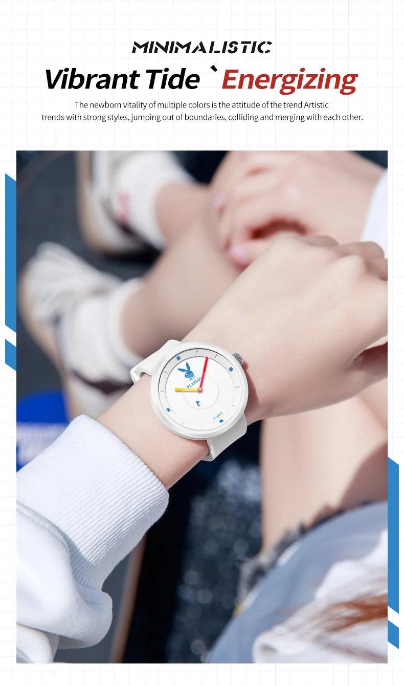 Original Silicone Strap Waterproof Quartz Simple Watches for Women - High Quality Elegant Fashion Lady WristWatches