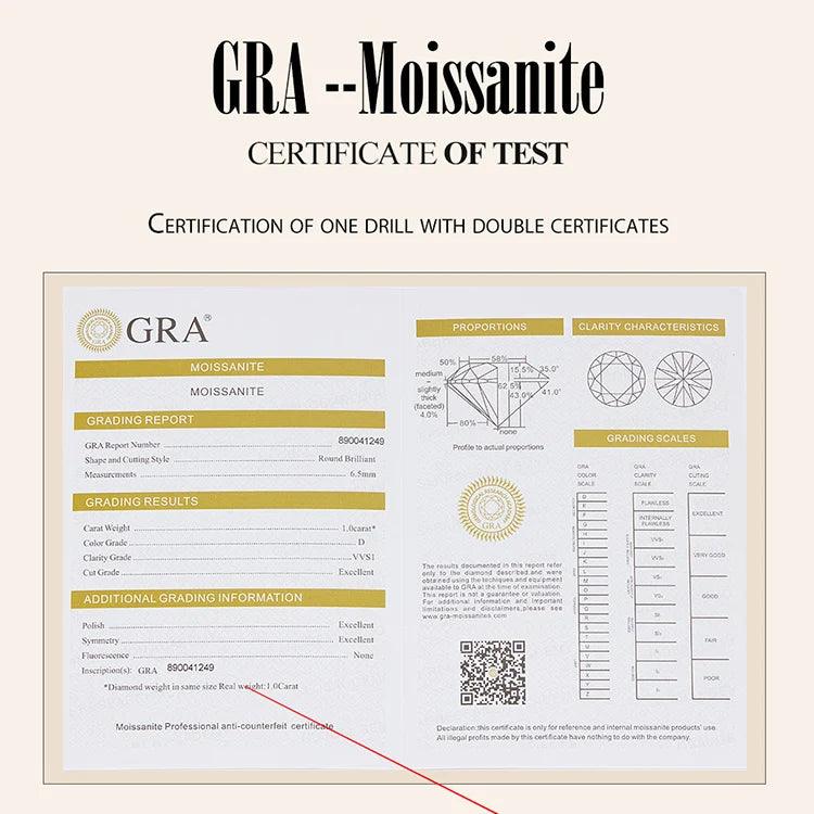 Awesome WGP D Colour VVS1 Clarity 0.5-1ct Moissanite Diamonds Screw Back Earrings , Sterling Silver Fine Jewellery - The Jewellery Supermarket