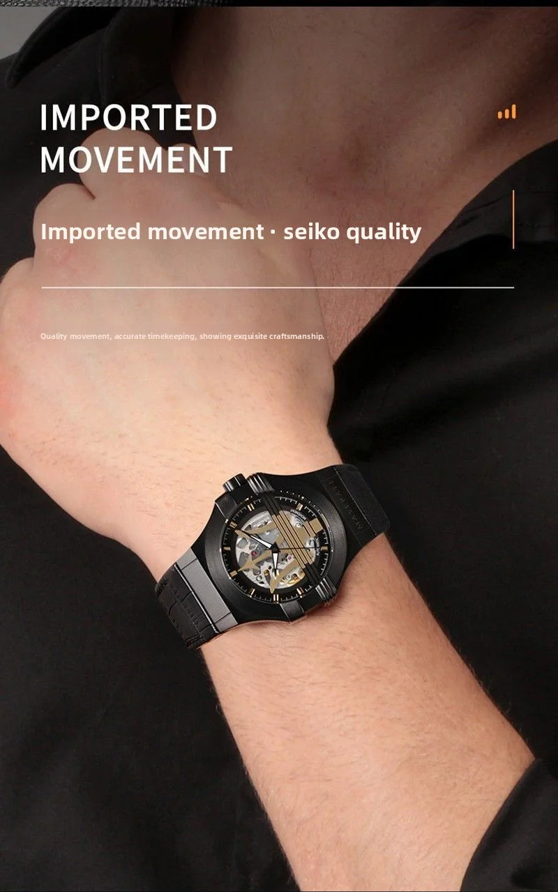 Maserati Mechanical Watch POTENZA Power Series Trident Fashion Mechanical Exquisite European American Watch