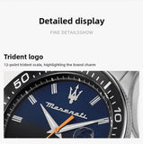 High Quality Maserati Waterproof Men's Business High-grade Green Water European and American Dial Quartz Watch