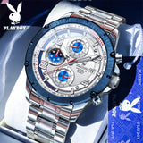 PLAYBOY High Quality Multifunction Best Selling Original Luxury Waterproof Fashion Business Quartz Wrist Watches