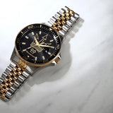 Luxury Maserati Watches Men's Luxury Fashion Trends in Europe and America Luminous Gold Steel Strap. Ideal Present