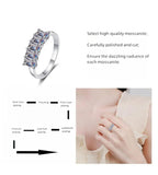.5CT Total Emerald Cut High Quality Moissanite Diamonds Half Eternity Anniversary - Luxury Jewellery
