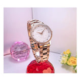 Elegant Top Layer Cowhide or Stainless Steel Strap Luxury Watch Quartz Movement 3ATM Waterproof Ladies Watches