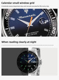 High Quality Maserati Waterproof Men's Business High-grade Green Water European and American Dial Quartz Watch