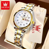 New Original Luxury Brand Stainless Steel Waterproof Quartz Women's Watches- Elegant Date Gift for Ladies