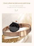 Luxury Elegant Brand Original Quartz Ladie's Watch Fashion Geometric Stainless Steel Mesh Belt Sports Watches