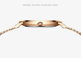 Top Brand Elegant Bohemian Style Women Watches  Simple Stainless Steel Mesh Strap Quartz Fashion Bracelet Watches