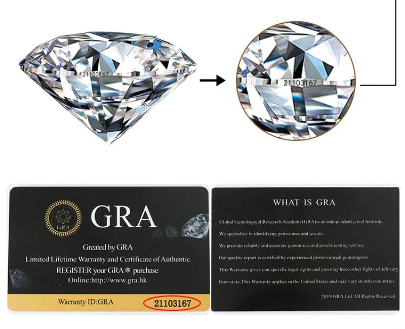 Luxury 3ct 5ct Sparkling Three Rows Moissanite Diamond Rings for Women 925 Silver Wedding Engagement Fine Jewellery