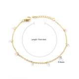 Blue Evil Eye CZ Charm Bracelets - Gold Colour Stainless Steel Drop Water Double Layer Cuban Link Jewellery - The Jewellery Supermarket