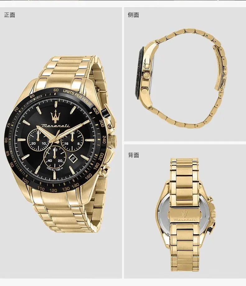 Original Maserati Watch Luxury Fashion Trend Explorer Big Dial Sports european and American Watches - Ideal Present