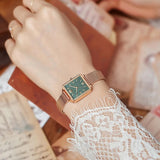 Top Brand Elegant Quartz Movement Stainless Steel Wristwatch 3ATM Waterproof Fashion Original Mesh Women Watches