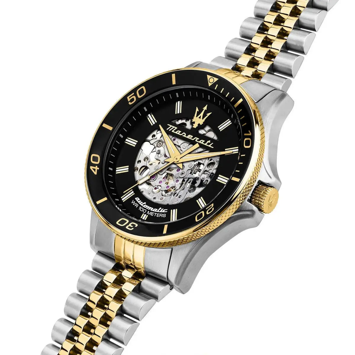 Maserati Sports Watch Men's Hollow Automatic Mechanical Fashion Perspective of European and American Watches