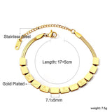 Fashion Star Heart Charm Layered Bracelets For Women -  Stainless Steel Paperclip Cuban Link Chain Jewellery - The Jewellery Supermarket