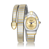 Unique Design Snake Watches for Women - Luxury Stainless Steel Quartz Fashion Lady Dress Jewellery