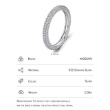 New Silver Luxury Sparkling Clear AAAA Simulated Diamonds Ring - Wedding Engagement  Fine Jewellery - The Jewellery Supermarket