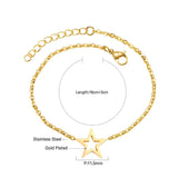 Simple Trendy Charm Bracelets for Women - Stainless Steel Infinity 8 Snowflake Hamsa Hand Tiny Chain Jewellery - The Jewellery Supermarket