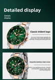 Maserati Original Green Water Ghost Trend Sports Watch Europe and America Style Authentic Quartz Wristwatch