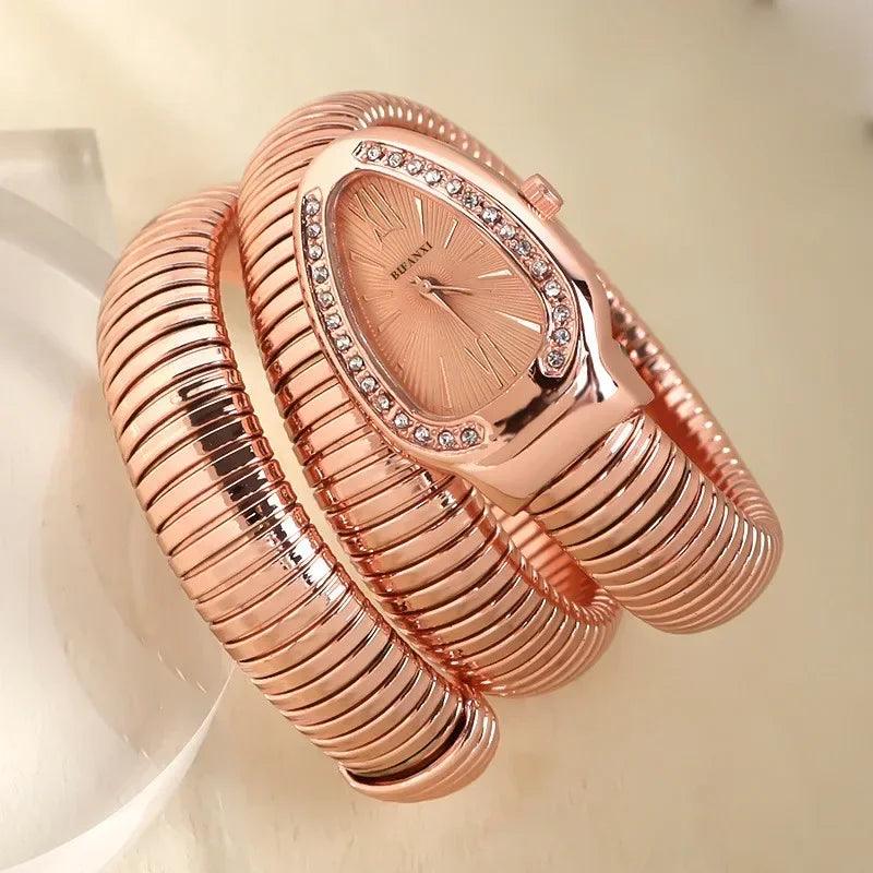 New Arrival Wonderful Creative Snake Ladies Fashion Bracelet Quartz Watches - Ideal Gifts