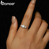 Remarkable 14WGP D Color VVS1 1.6CTTW Round Moissanite Diamonds Rings for Women, Sterling Silver Engagement Rings