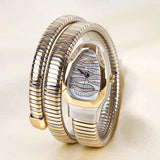 Unique Top Quality Snake Shape Creative Design Pattern Dial Women's Watches Quartz Ladies Watch Fashion Wristwatches