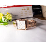 Simple Design Top Brand Stainless Steel Strap Quartz Ladies Watch - 3ATM Waterproof Multifunctional Women's Watches