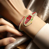 New Luxury Exquisite Fashionable Elegant Women Quartz Snake Design Personalized Small dial Wrist Watches