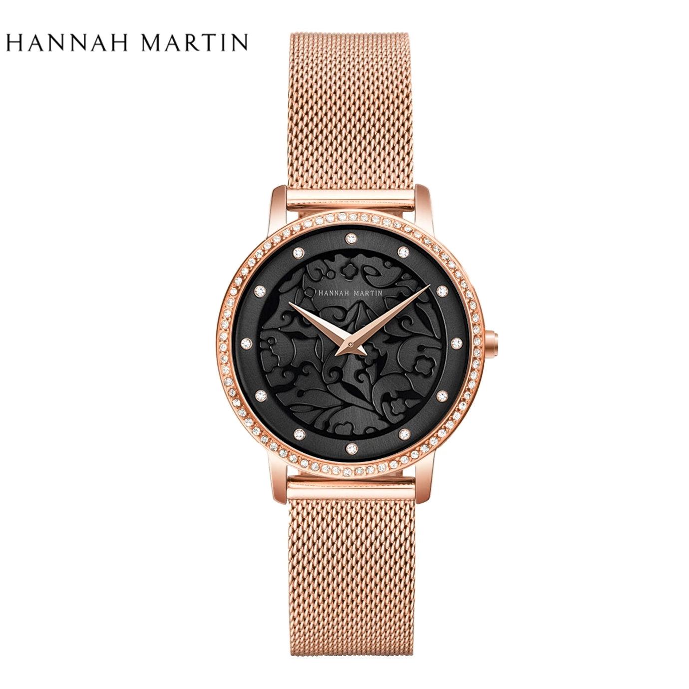 Elegant Top Layer Cowhide or Stainless Steel Strap Luxury Watch Quartz Movement 3ATM Waterproof Ladies Watches