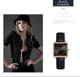 Simple Design Top Brand Stainless Steel Strap Quartz Ladies Watch - 3ATM Waterproof Multifunctional Women's Watches