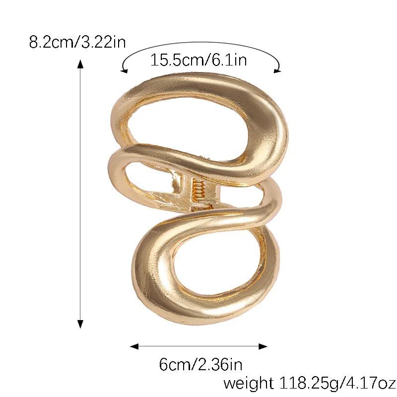 New Exaggerated Metal Hollow Geometry Adjustable Open Bracelets Bangle for Women - Fashion Party Jewellery - The Jewellery Supermarket