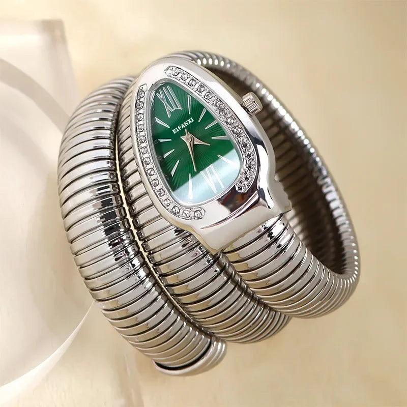 New Arrival Wonderful Creative Snake Ladies Fashion Bracelet Quartz Watches - Ideal Gifts