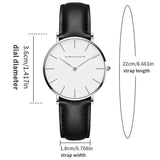 New Arrival Minimalist Style Ultra Thin Dial Elegant Ladies Watch Leather Strap Women's Dress Wristwatches