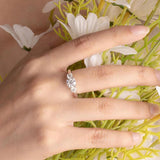 Luxury 3 Stone Round Cut D Colour 4CT Moissanite Diamonds Rings Sterling Silver 18KGP Engagement Wedding Jewellery