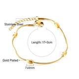 Elegant White Shell Charm Bracelet For Women - Hollow Flower Chain Stainless Steel Luxury Jewellery  - The Jewellery Supermarket