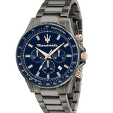 Original Luxury Maserati Men's Watch SFIDA Challenge Series Luxury Business Trendy Black Gold Steel Belt Watch