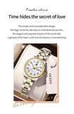New Original Luxury Brand Stainless Steel Waterproof Quartz Women's Watches- Elegant Date Gift for Ladies
