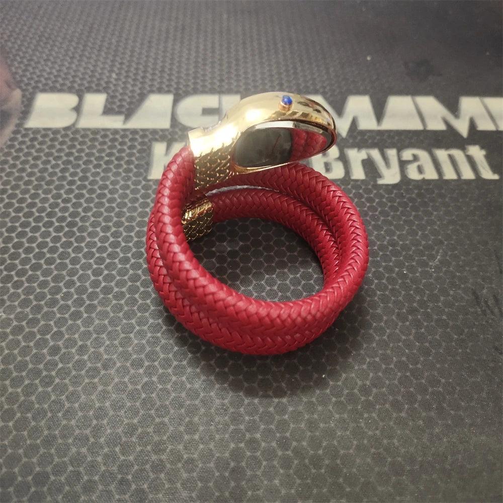 New Arrival Luxury Brand Women Snake Watches - Quartz Fashion Ladies Bracelet Wristwatch with Rhinestones